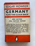 Germany Puts The Clock Back - 1938 - Edgar Mowrer