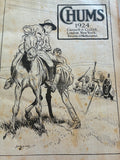 Chums 1921, 1924 and 1925 Illustrated Paper For Boys Antique Illustrated - 3 bound volumes