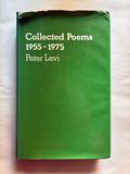 Peter Levi COLLECTED POEMS 1955-1975 1976 Anvil Press Poetry, London First Ed.
