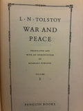 WAR AND PEACE -  Volumes 1 and 2 by Leo Tolstoy - translated by Rosemary Edmonds