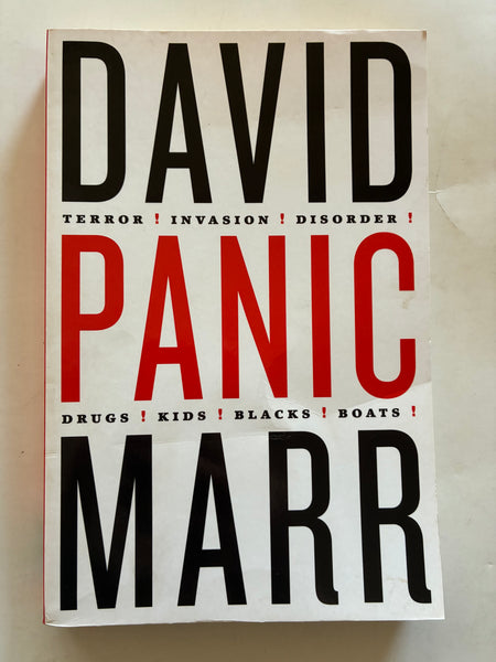 Panic
Book by David Marr