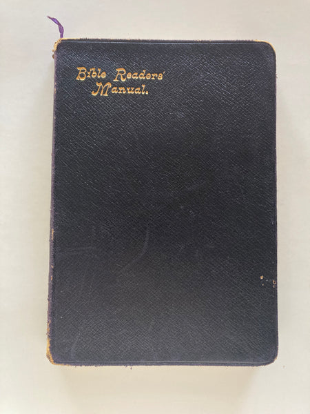 The Bible Readers Manual Edited by Rev Charles H H Wright