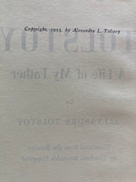 TOLSTOY: A Life Of My Father -
Tolstoy, Alexandra