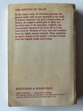 Mystics of Islam -
Nicholson, Reynold Alleyne