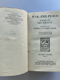 WAR AND PEACE (3 Volumes) by Leo Tolstoy - translated by Louise and Aylmer Maude