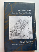 Giorgio Agamben -
Homo Sacer: Sovereign Power and Bare Life (Meridian: Crossing Aesthetics