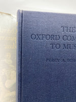The Oxford Companion to Music. Edited by SCHOLES, Percy A.-
