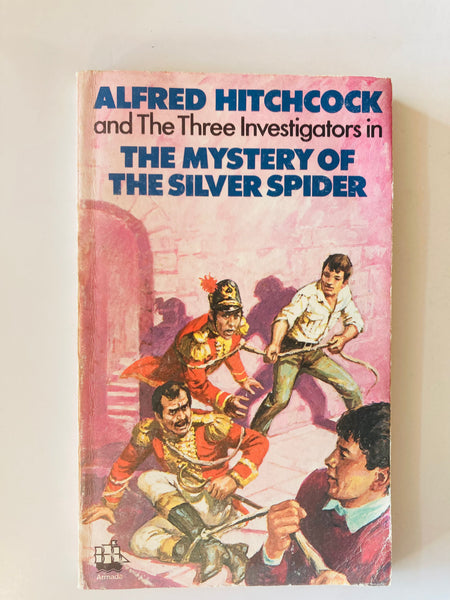 ALFRED HITCHCOCK and The Three Investigators in THE MYSTERY OF THE SILVER SPIDER