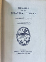 MEMOIRS OF AN INFANTRY OFFICER  BY SIEGFRIED SASSOON  WITH ILLUSTRATIONS BY BARNETT FREEDMAN
