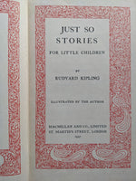 Just So Stories Rudyard Kipling 1937