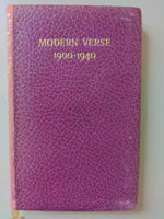 Modern Verse 1900-1940