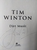 Dirt Music by Tim Winton - signed by author