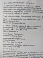 More Basic Computer Games edited by David H Ahl