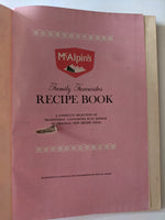 McAlpin's family favourites recipe book by McAlpin Domestic Science and Home Economic's Staff