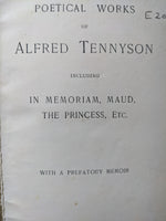 POETICAL WORKS of ALFRED TENNYSON

WITH A PREFATORY MEMOIR