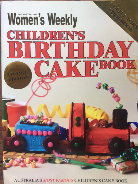 Children’s birthday cake book