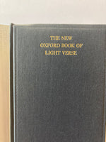 THE NEW OXFORD BOOK OF LIGHT VERSE  Chosen and  edited by Kingsley Amis