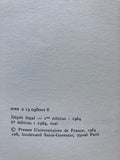 Proust et les signes by Gilles Deleuze. In French