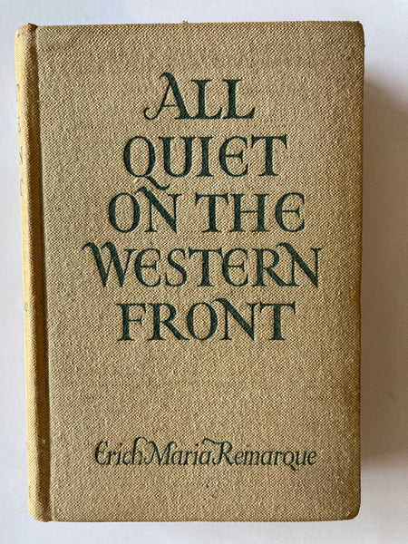 All Quiet On The Western Front By Erich Maria Remarque