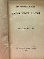 SONGS FROM BOOKS  BY  RUDYARD KIPLING