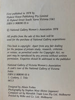 A Cook's Tour  of the National Gallery of Victoria